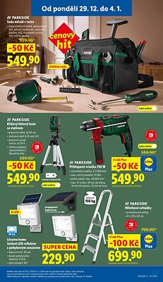 akční leták Lidl 29.12.2025-31.12.2025