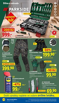 akční leták Lidl 29.12.2025-31.12.2025