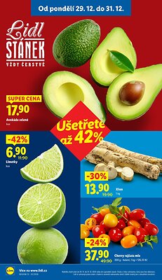 akční leták Lidl 29.12.2025-31.12.2025