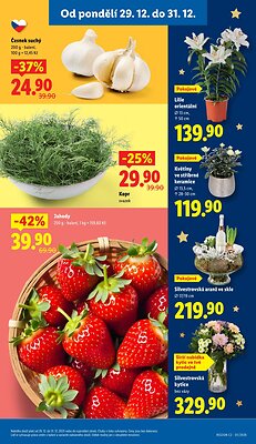 akční leták Lidl 29.12.2025-31.12.2025