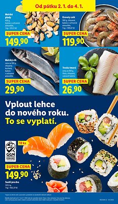 akční leták Lidl 2.1.2025-4.1.2025