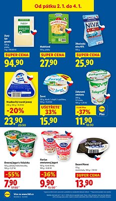 akční leták Lidl 2.1.2025-4.1.2025