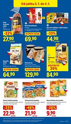 akční leták Lidl 2.1.2025-4.1.2025