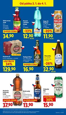 akční leták Lidl 2.1.2025-4.1.2025