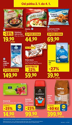 akční leták Lidl 2.1.2025-4.1.2025