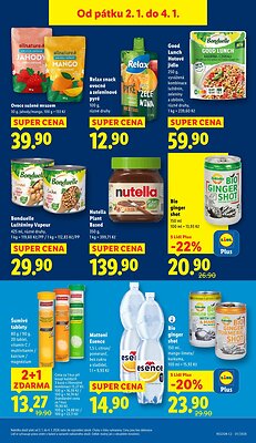akční leták Lidl 2.1.2025-4.1.2025