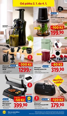 akční leták Lidl 2.1.2025-4.1.2025