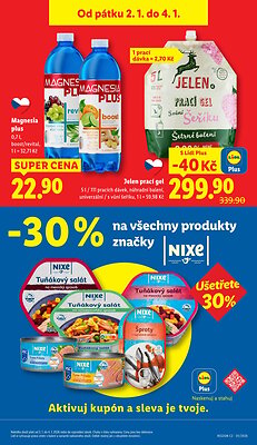 akční leták Lidl 2.1.2025-4.1.2025