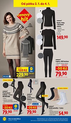 akční leták Lidl 2.1.2025-4.1.2025