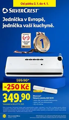 akční leták Lidl 2.1.2025-4.1.2025
