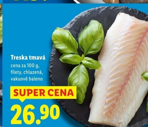 Treska tmavá filety