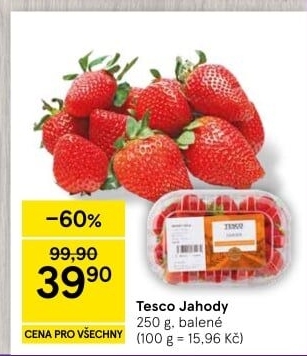 Jahody Tesco