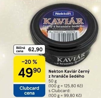 Kaviár z hranáče Nekton