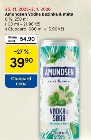 Míchaný nápoj Amundsen vodka &amp