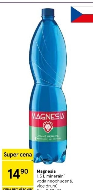 Přírodní voda Magnesia