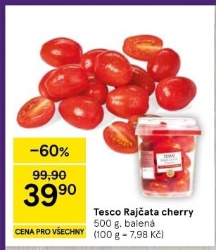 Rajčata cherry Tesco