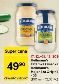 Tatarská omáčka Hellmann'