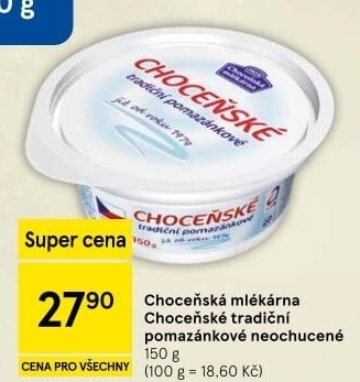Tradiční pomazánkové Choceňské