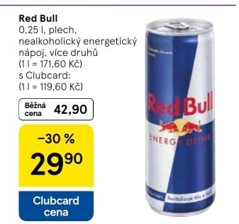 Energetický nápoj Red Bull