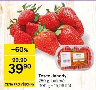 Jahody Tesco
