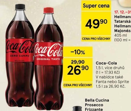 Limonáda Coca Cola