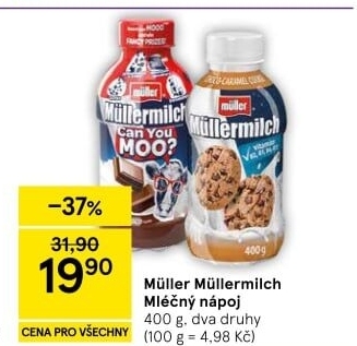 Nápoj mléčný Müllermilch Müller