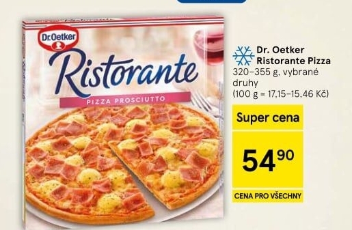Pizza mražená Ristorante Dr. Oetker