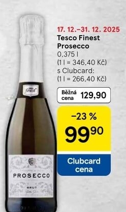 Prosecco brut DOC Tesco finest