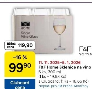 Sklenice na víno F&amp