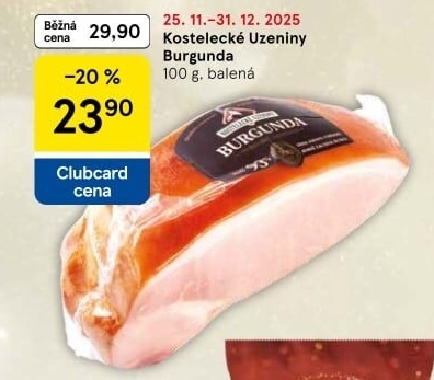 Šunka Burgunda Kostelecké uzeniny
