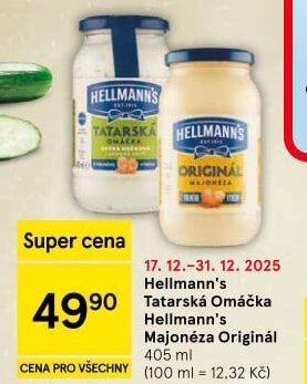 Tatarská omáčka Hellmann'