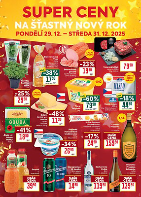 akční leták BILLA 27.12.2025-31.12.2025