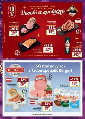 akční leták BILLA 27.12.2025-31.12.2025