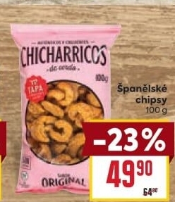 Chipsy španělské Chicharricos