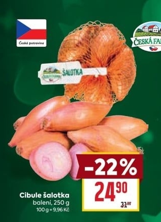 Cibule šalotka Česká farma