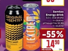 Energetický nápoj Semtex
