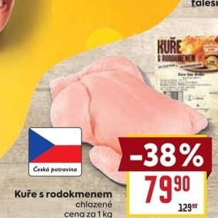 Kuře s rodokmenem Vodňanské kuře