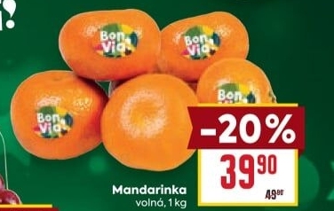 Mandarinky Billa Bonvia
