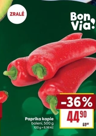 Paprika červená kapie