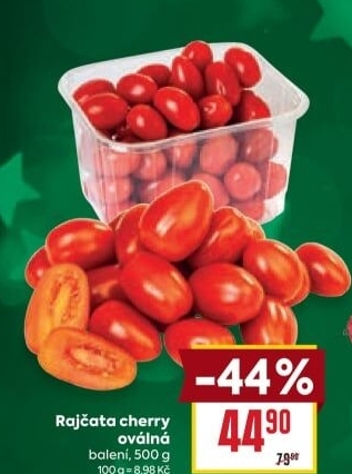 Rajčata cherry oválná