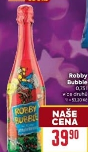 Sekt nealkoholický dětský Robby Bubble