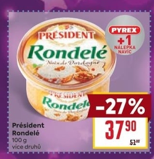 Sýr termizovaný Rondelé President