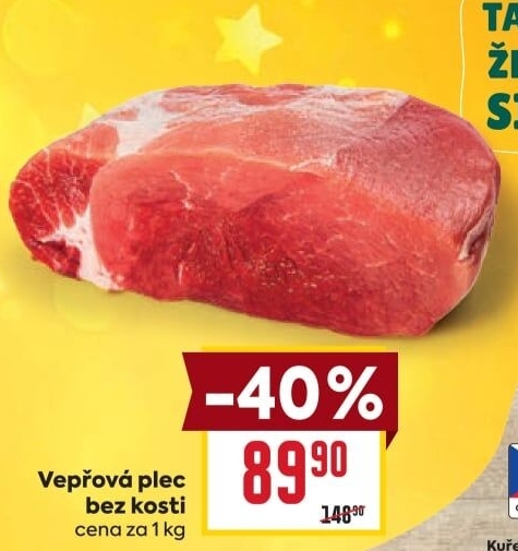 Vepřová plec bez kosti