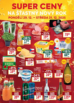 akční leták BILLA 27.12.2025-31.12.2025
