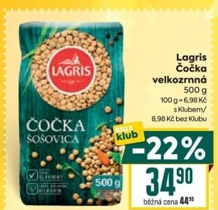 Čočka Lagris