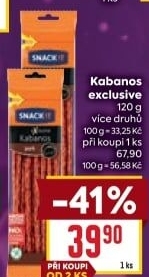 Kabanos Exclusive Snack !t Tarczyński