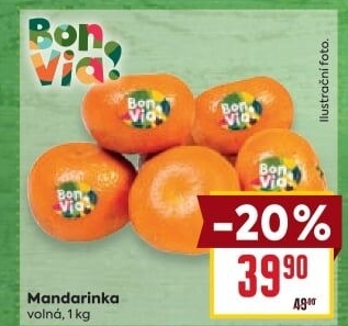 Mandarinky Billa Bonvia
