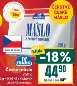 Máslo Milko