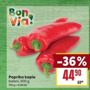 Paprika kapie Billa Bonvia