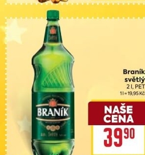 Pivo světlé Braník